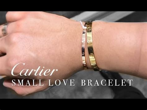 cartier small love bracelet stack|cartier love bracelet white gold.